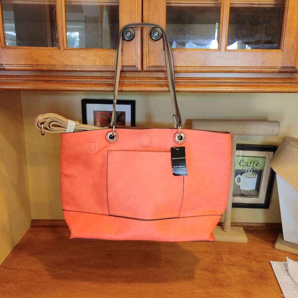 NWT Wilson's Leather Tote Bag